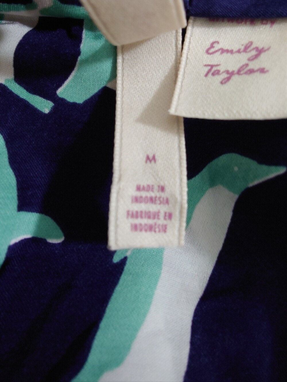 Anthropologie LyreBird 2-Piece Silky Pajama Top & Shorts Set Penguin Print - Picture 10 of 12
